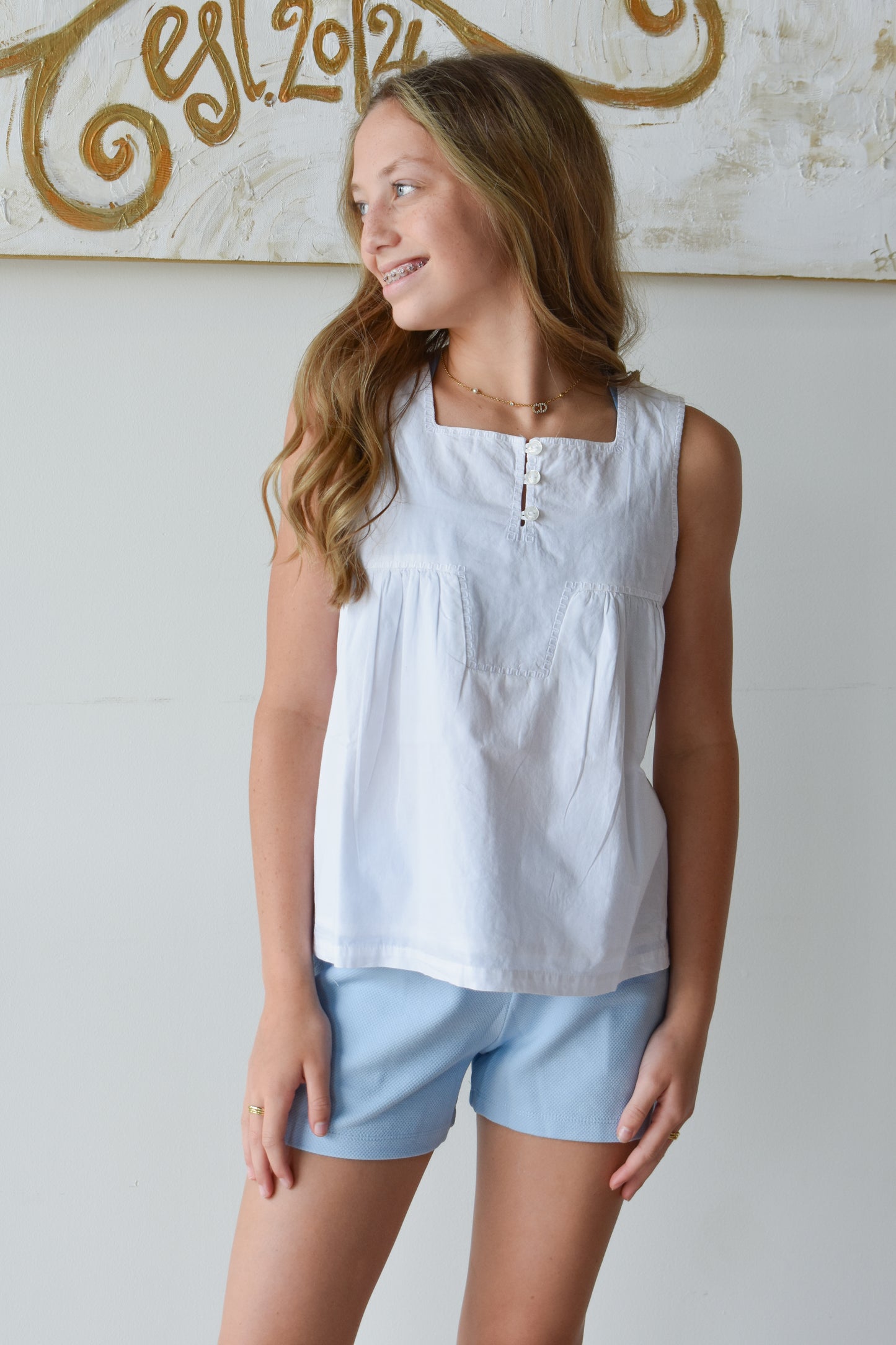 Keystone Top-White