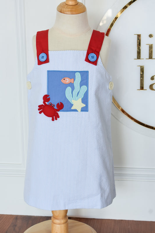 Swimming with Sea Life-Bryce Jumper Dress