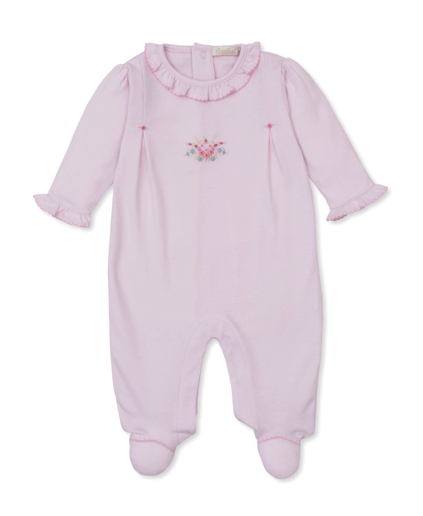 Premier Pastel Gardens Embroidered Footie