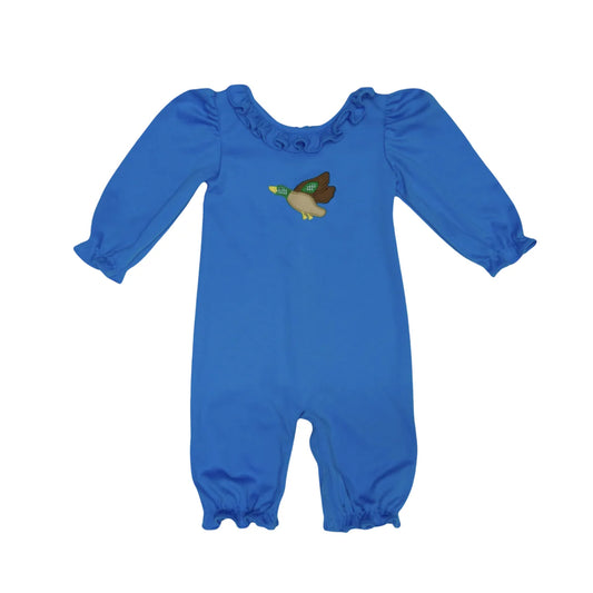 Feathered Friends Suzette Long Bubble-Periwinkle Knit