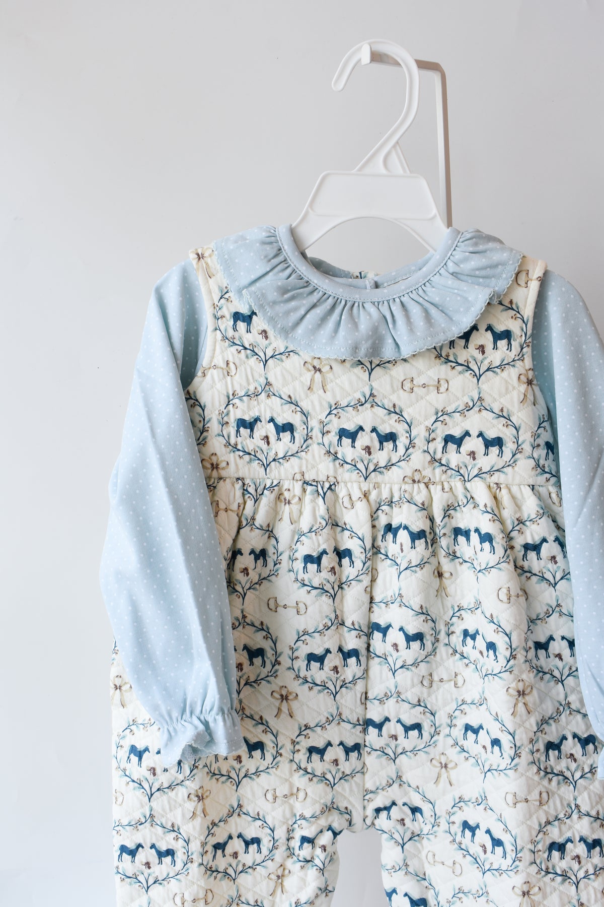 Sleeveless Quilted Rebecca Romper-Horse Bits and Bows