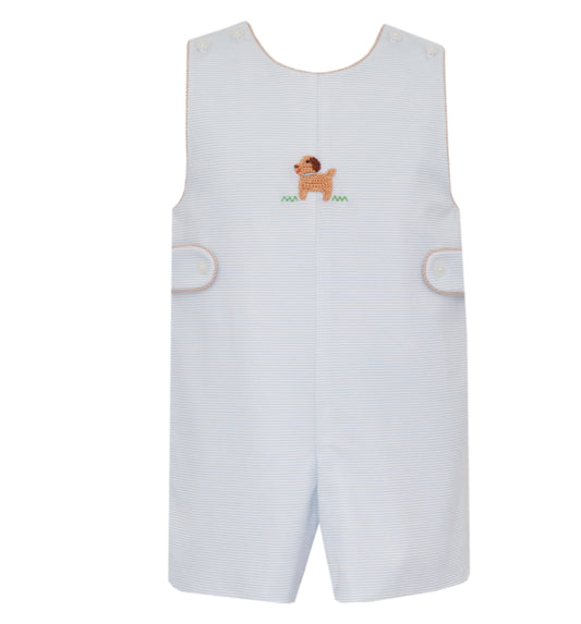 Petit Pups Blue Stripe Knit Jon Jon