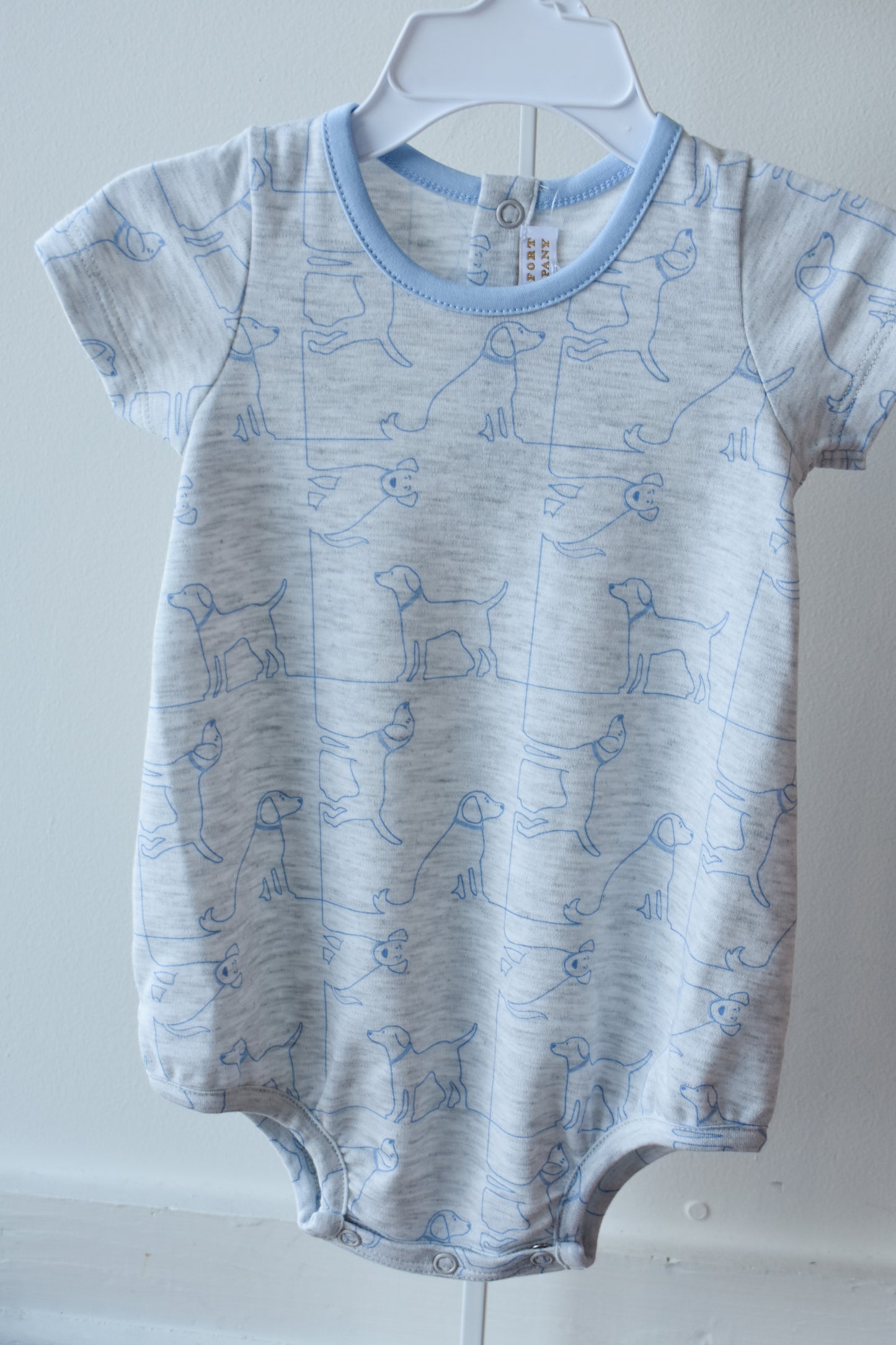 Short Sleeve Patton Play Bubble-Puppy Puzzle