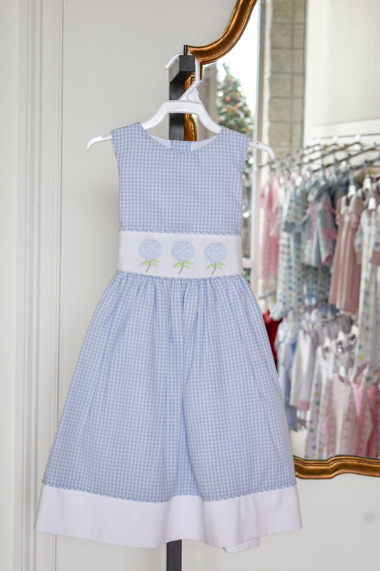 Blue Belle Tie Dress