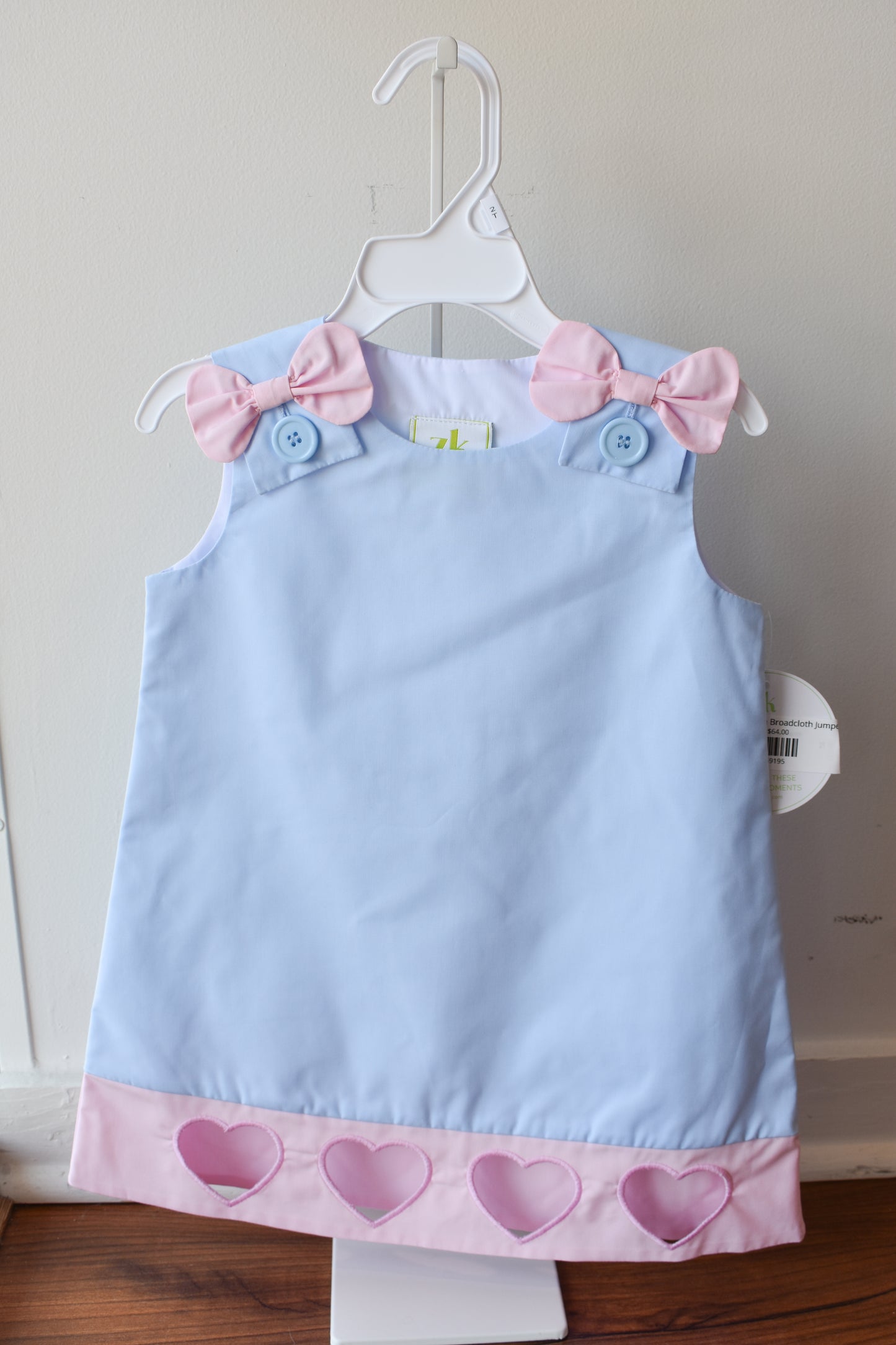 Heart Alessandra Broadcloth Jumper
