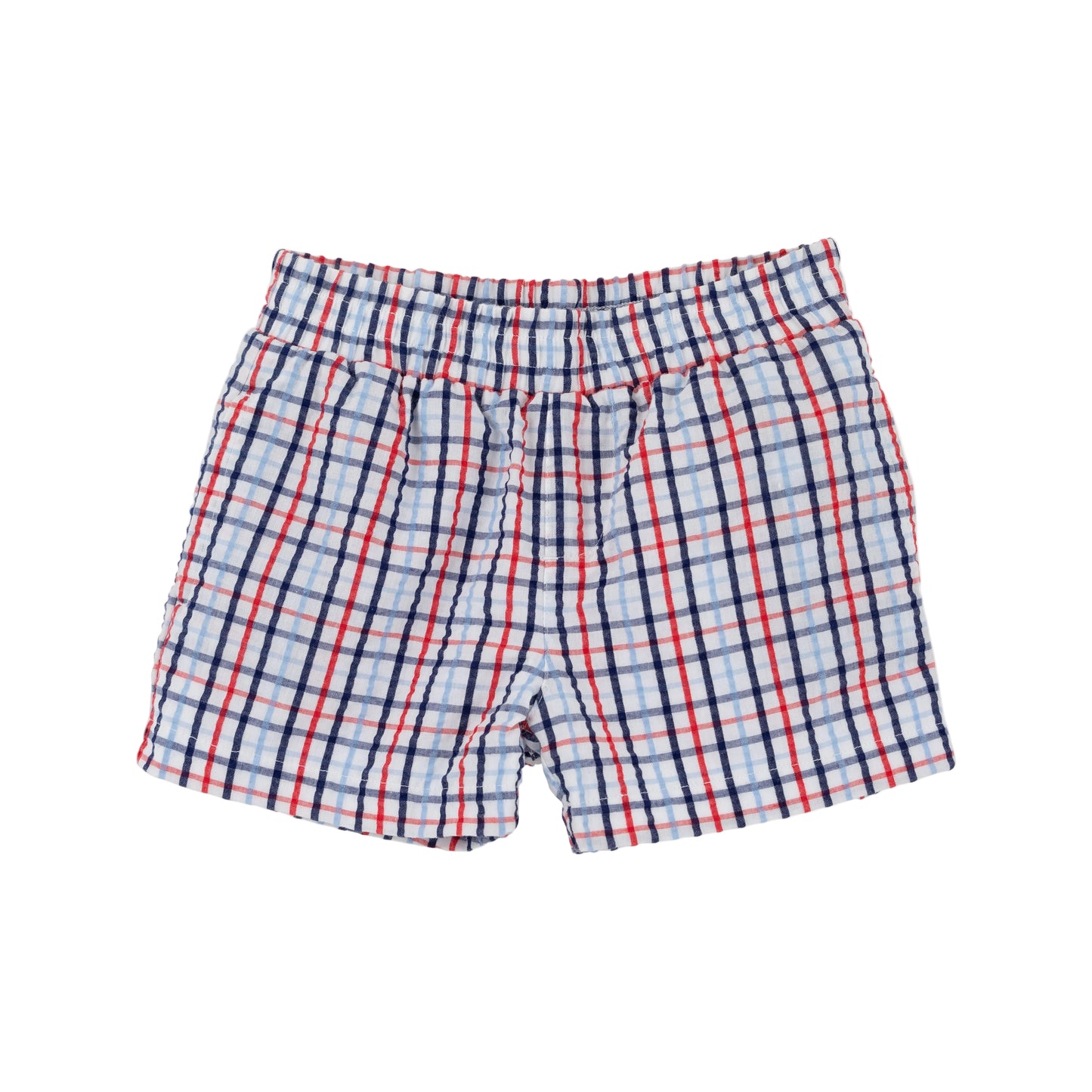 Sheffield Shorts-Pierce Mill Plaid Seersucker