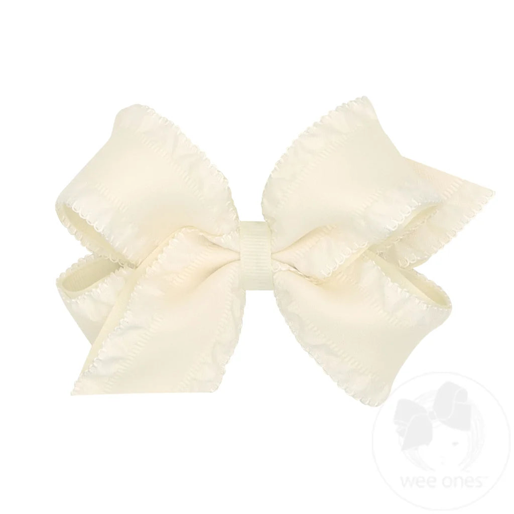 Medium Ruffle Overlay Bow