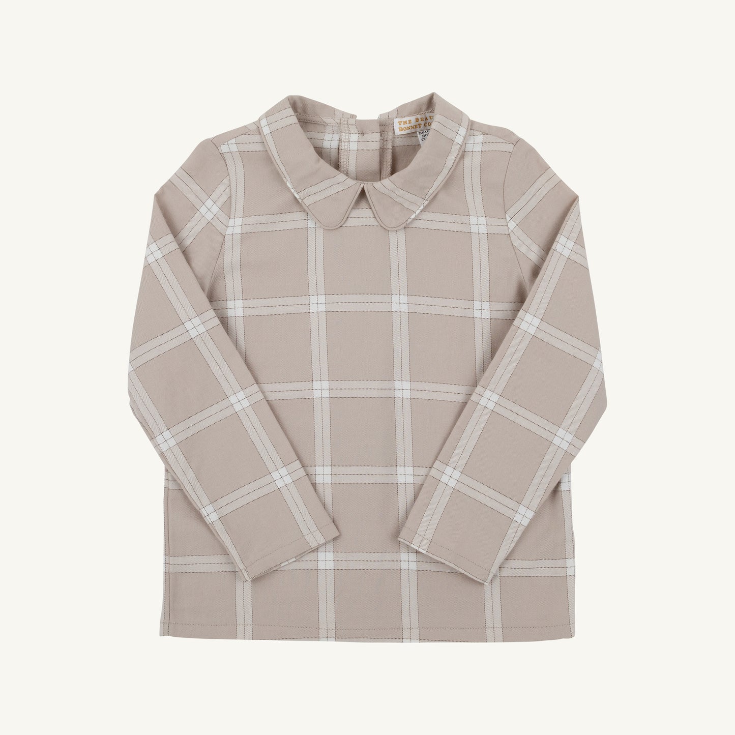 Peter Pan Collar Shirt-Thompson Park Plaid