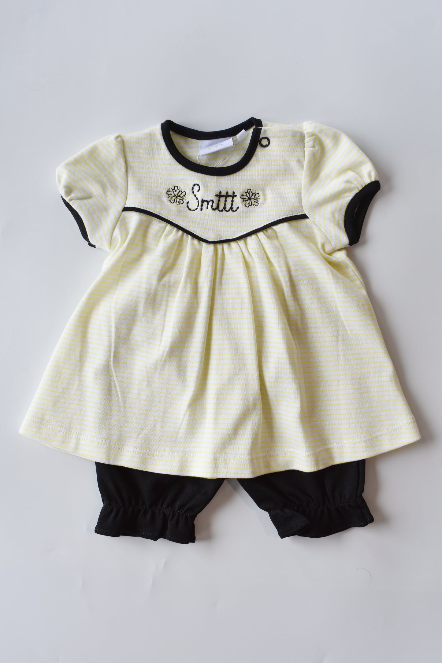 Smttt Pom Pom Embroidered Bloomer Set