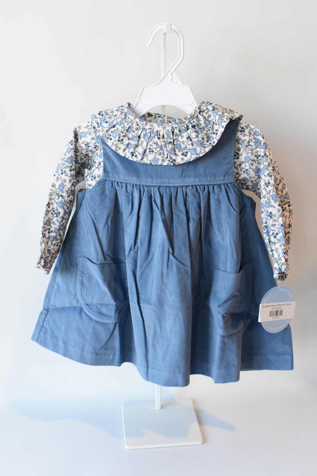 Stormy Blue Corduroy Madison Jumper