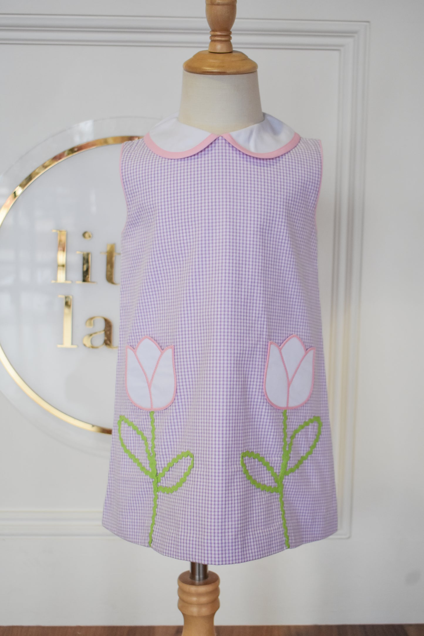 Tulip Tea Party Seersucker Louisa Dress
