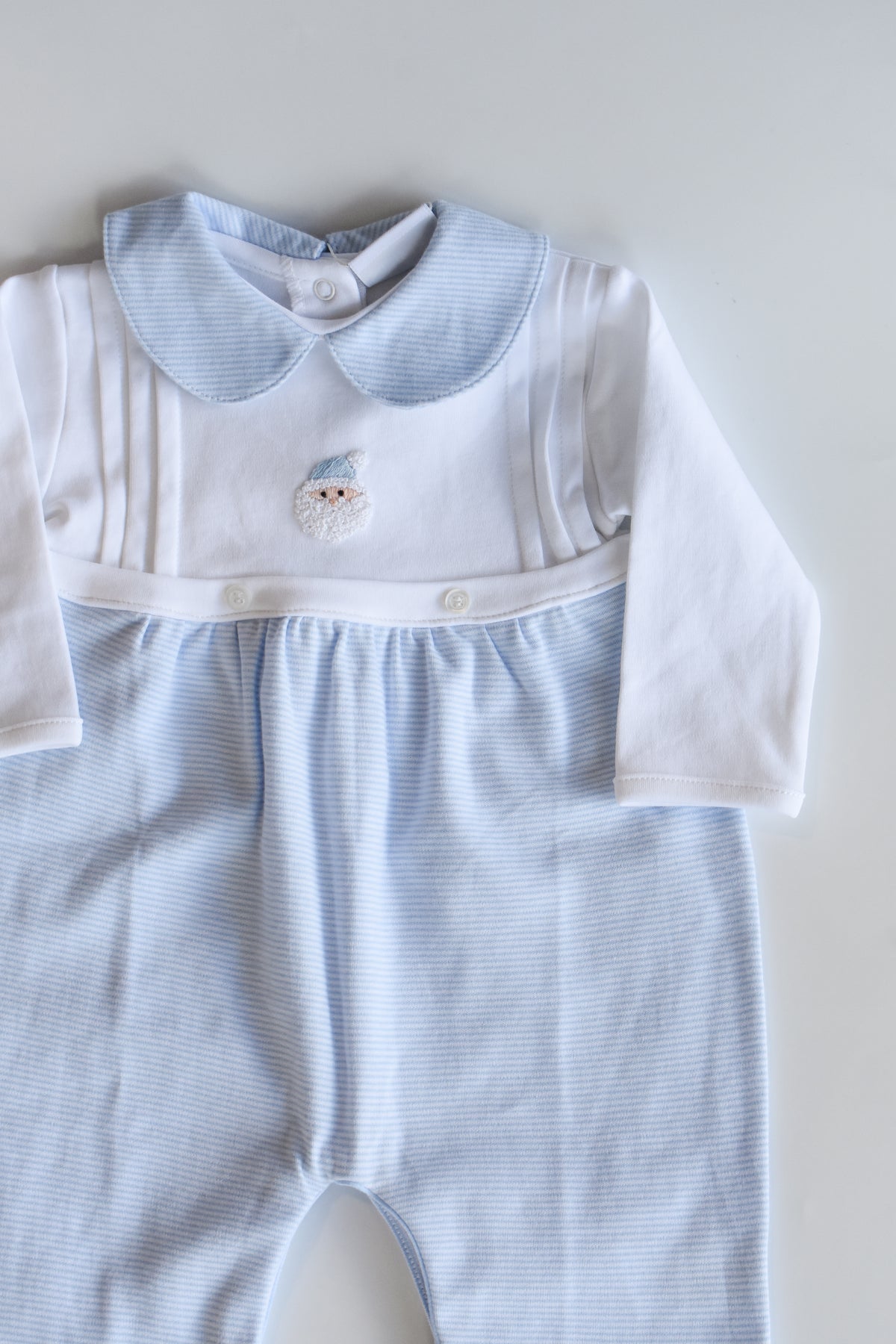Blue Mini St Nick Collared Longall