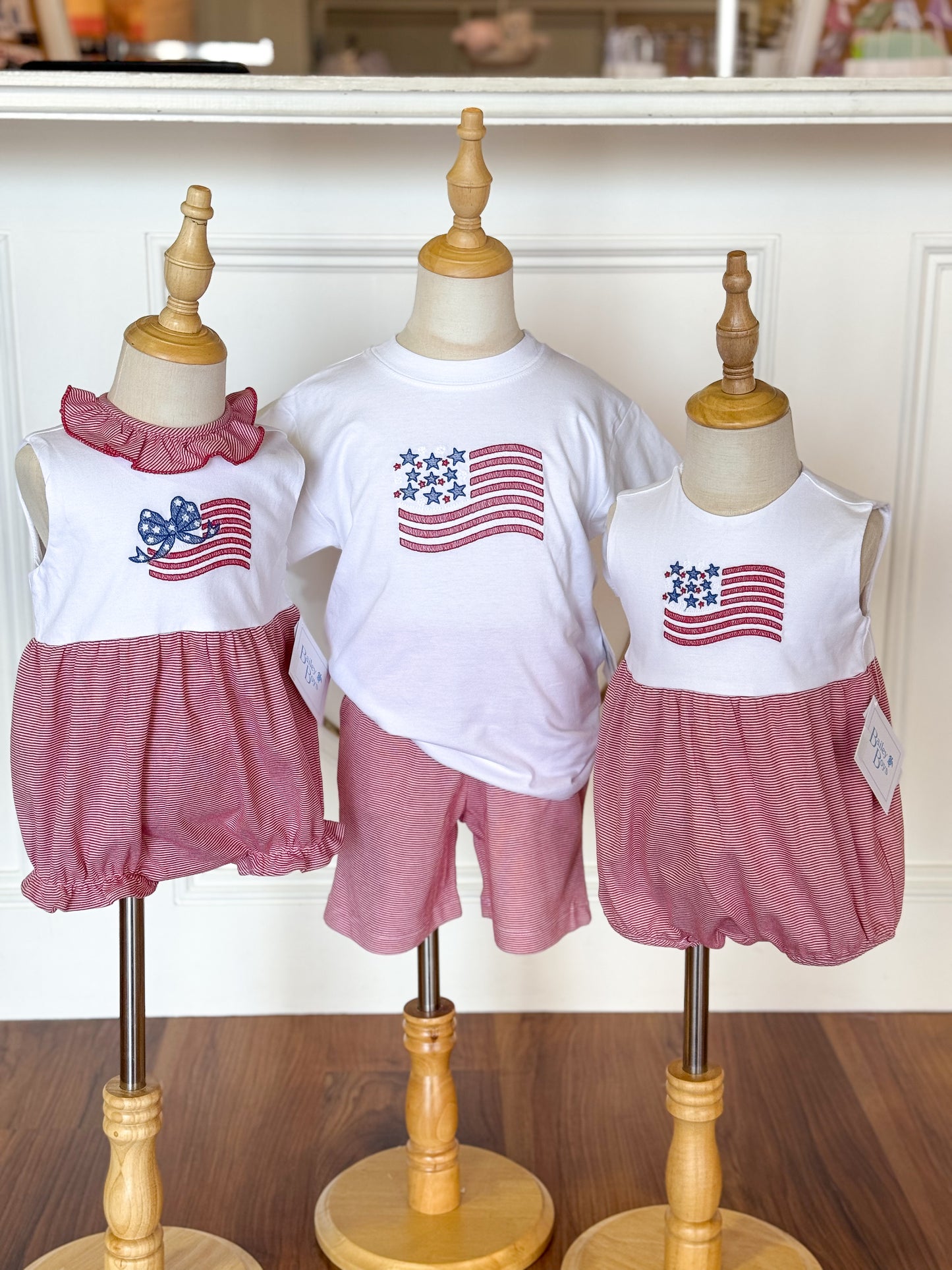 Boy's Flag Knit Bubble