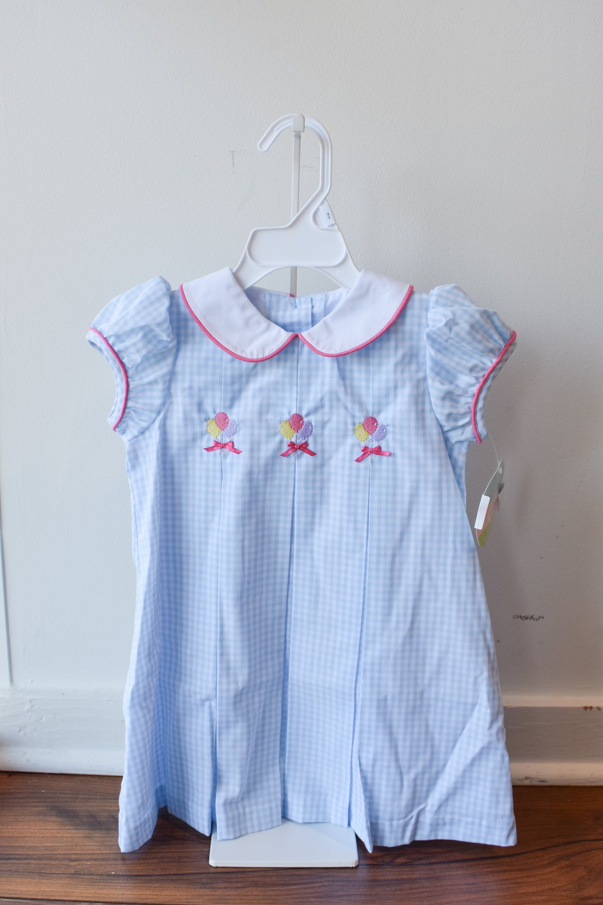 Camilla Blue Gingham Birthday Dress