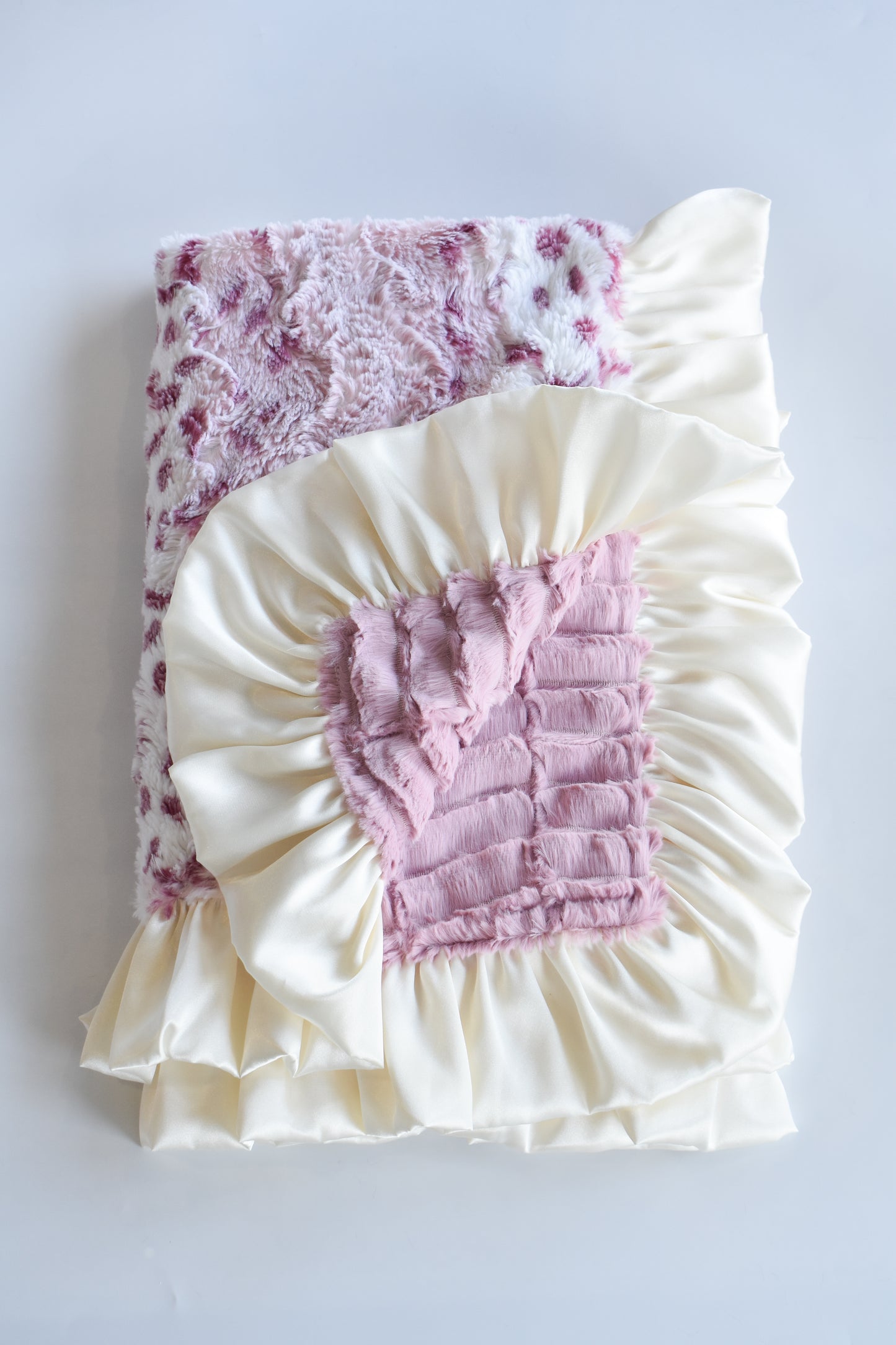 Double Plush Blanket-Wildberry Lynx