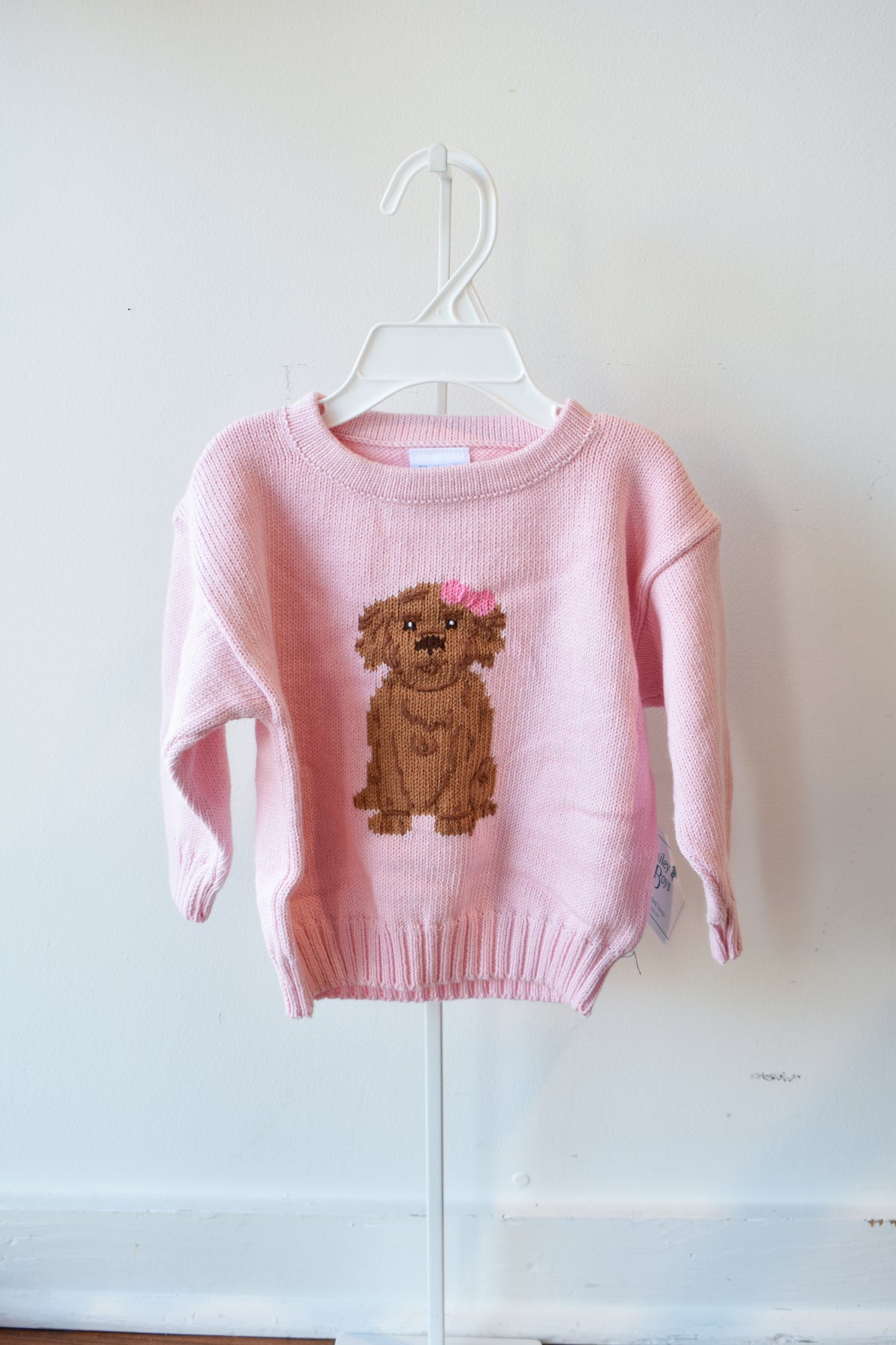 Pink Doodle Crew Sweater