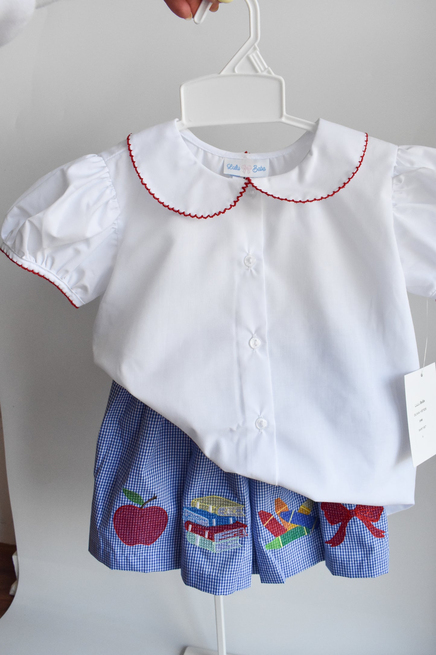 Olivia's Back To School Blouse/Skirt Set