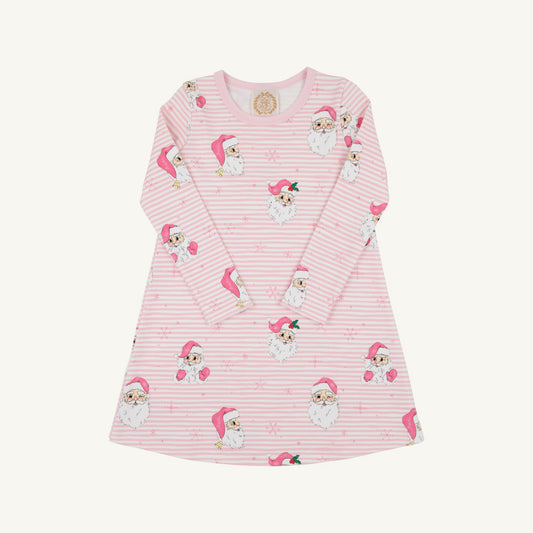 Long Sleeve Polly Play Dress-Dear Santa