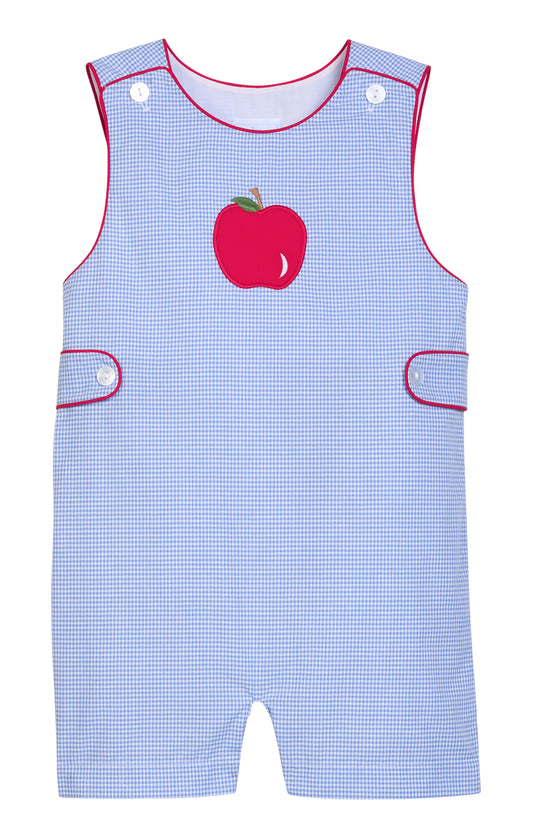 Apple Applique Button Tab Jon Jon