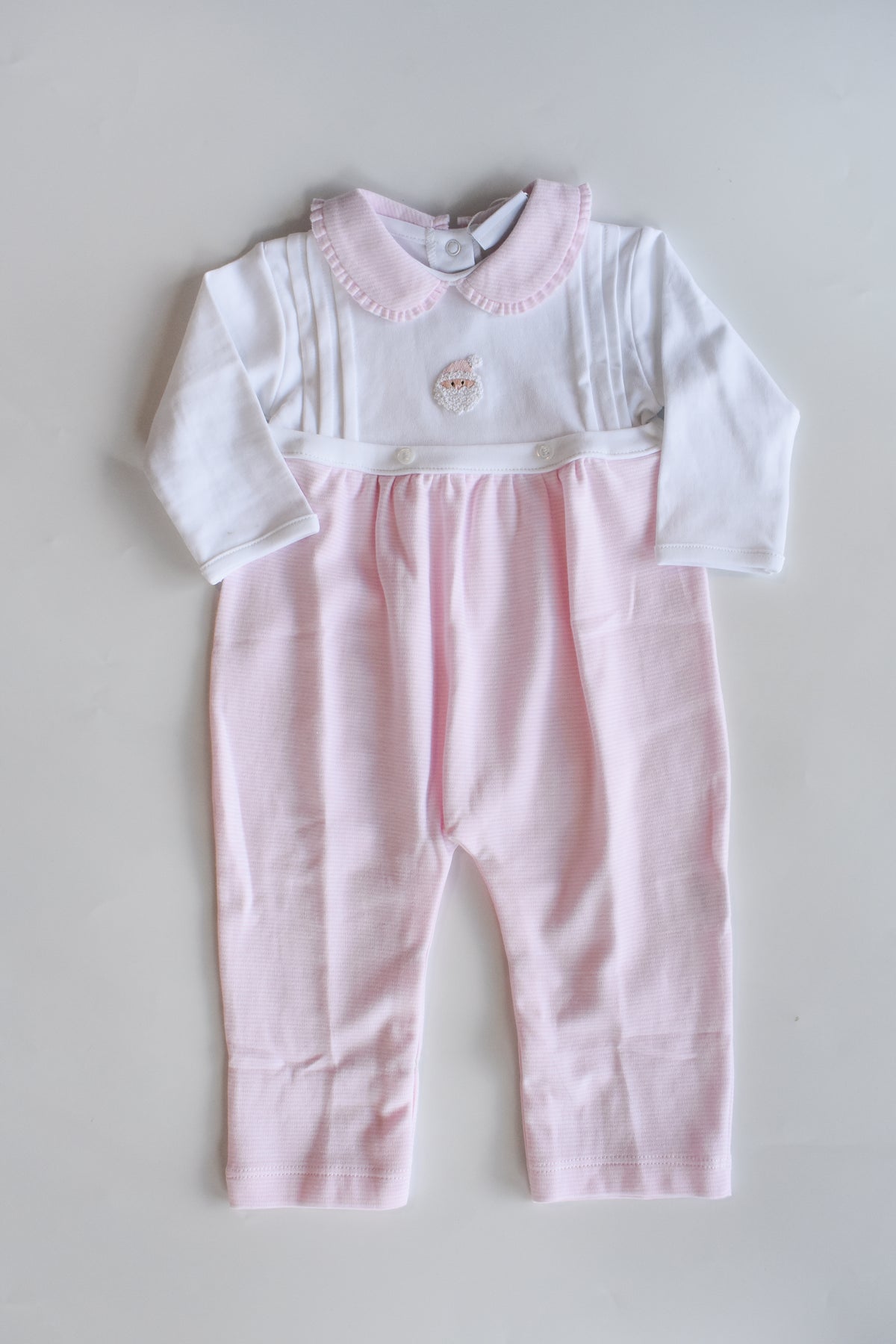 Pink Mini St Nick Collared Longall