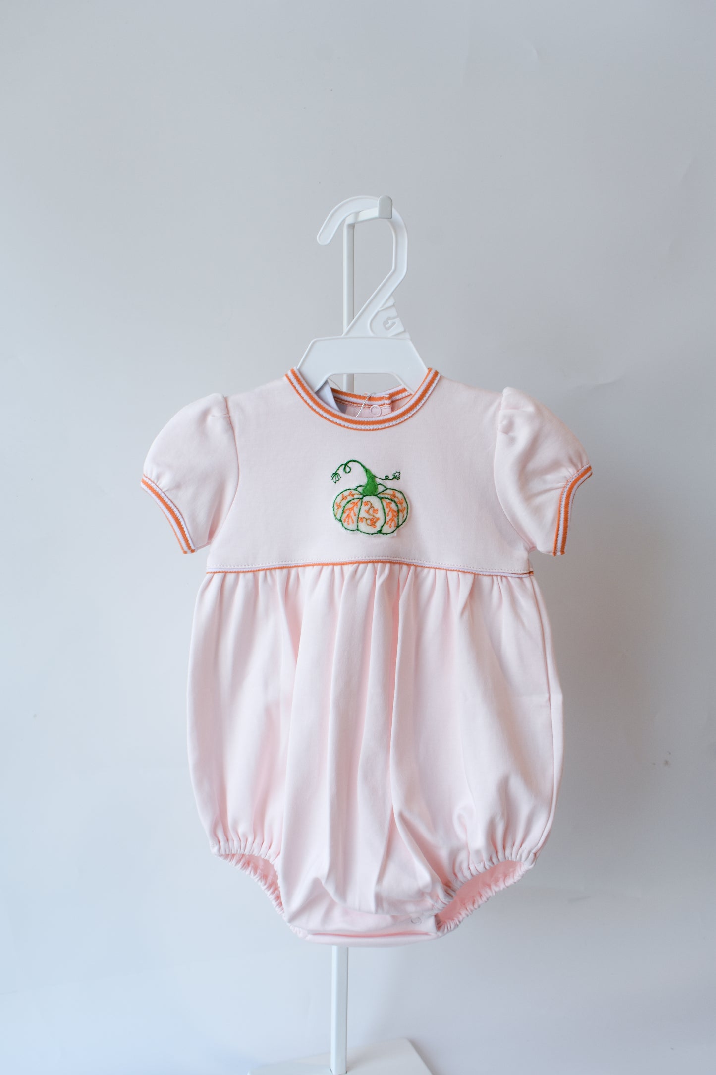 Pink Mini Pumpkin Puff Sleeve Bubble