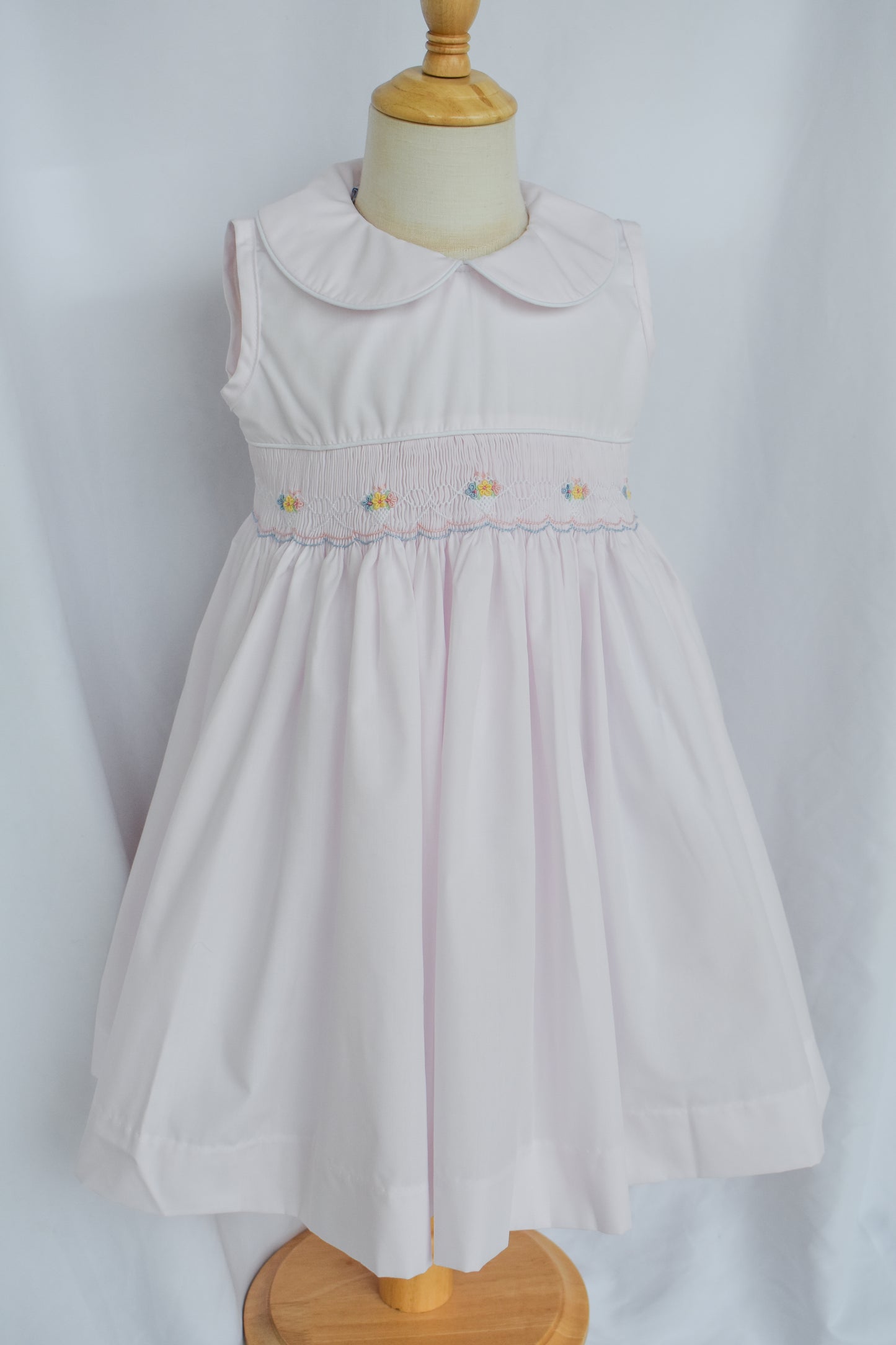 Blush Bouquets Bow Back Dress