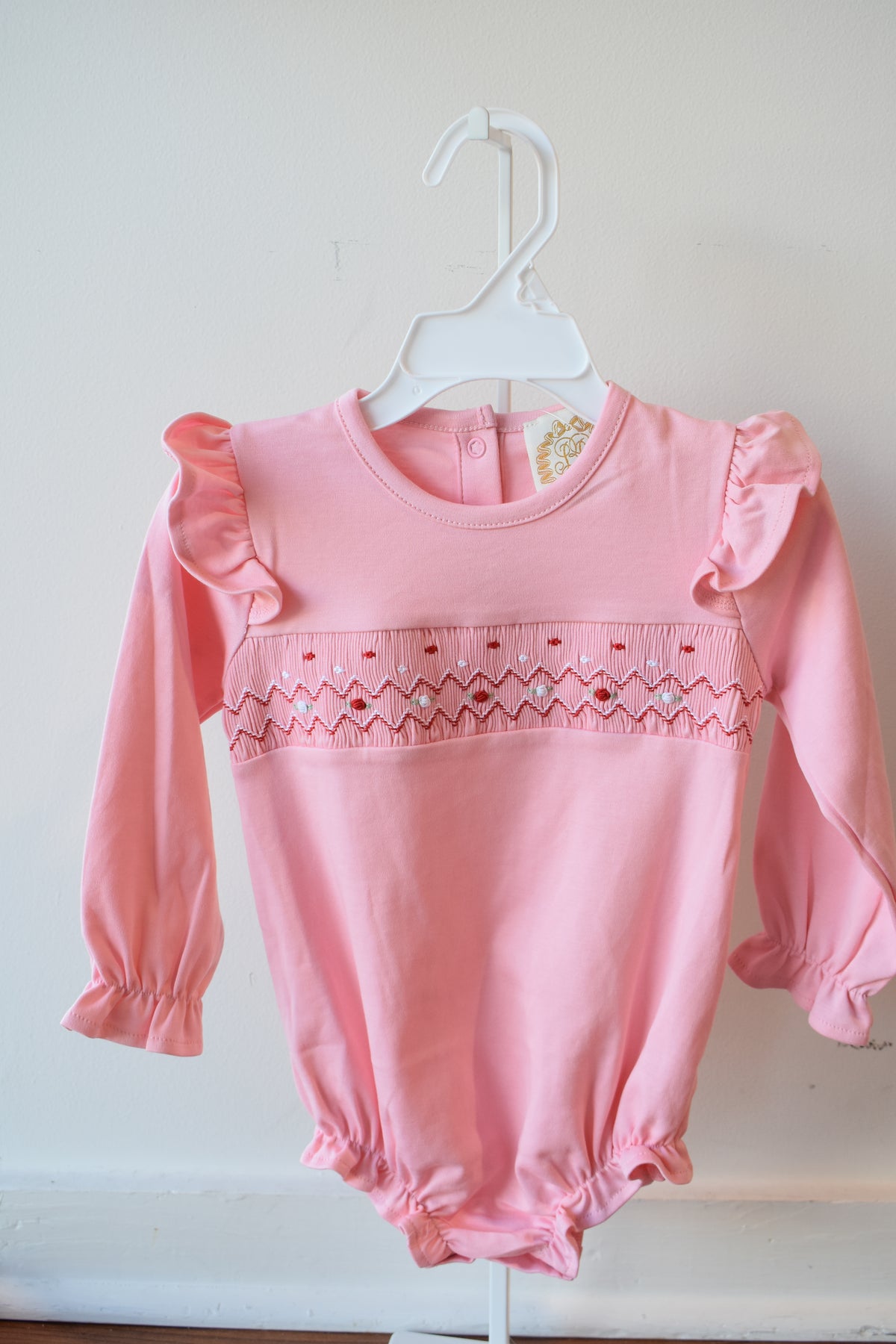 Long Sleeve Biltmore Bubble-Sandpearl Pink