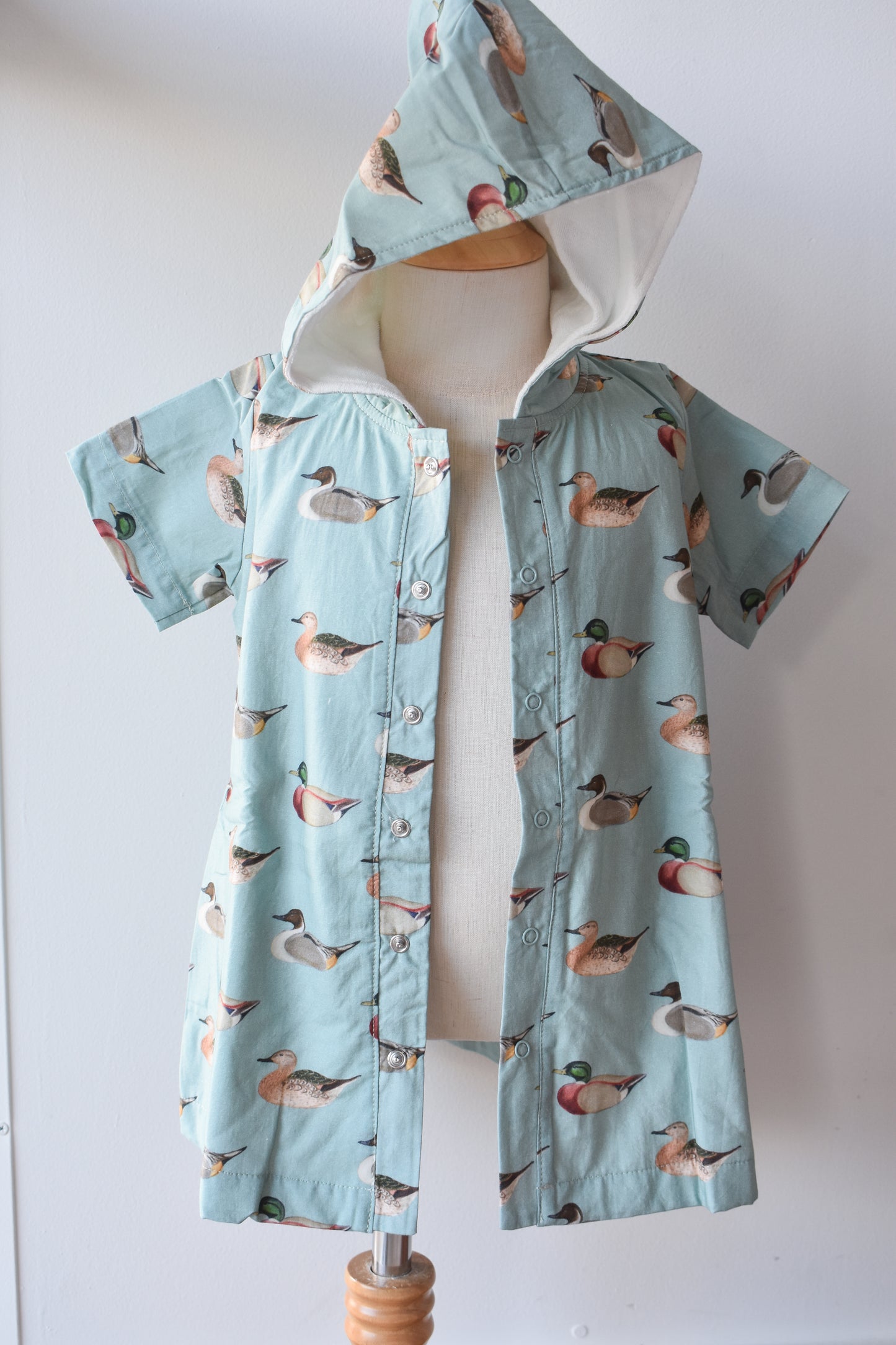 Vintage Duck Boy's Hooded Coverup