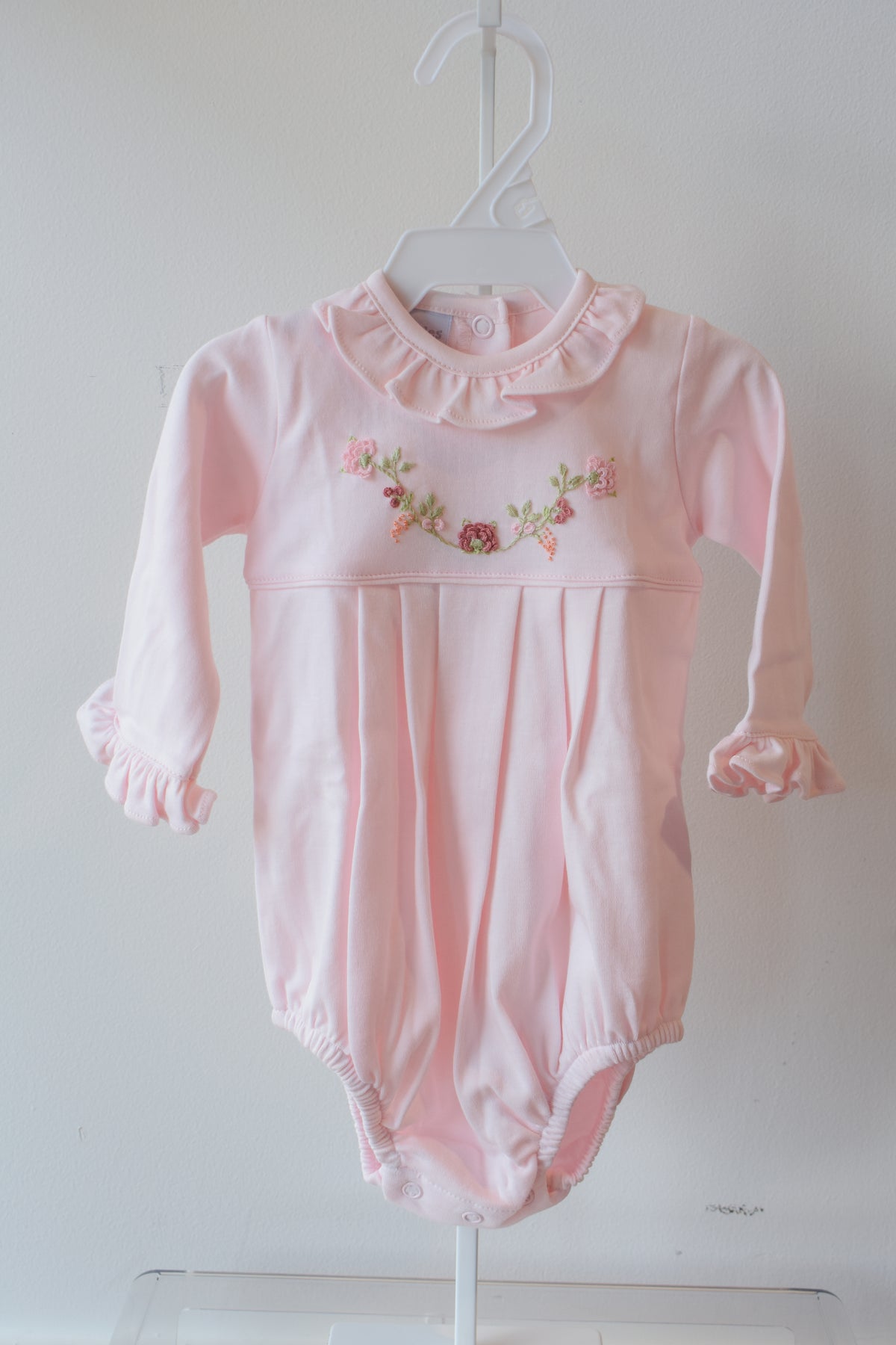Fall Floral Vines Long Sleeve Ruffle Bubble