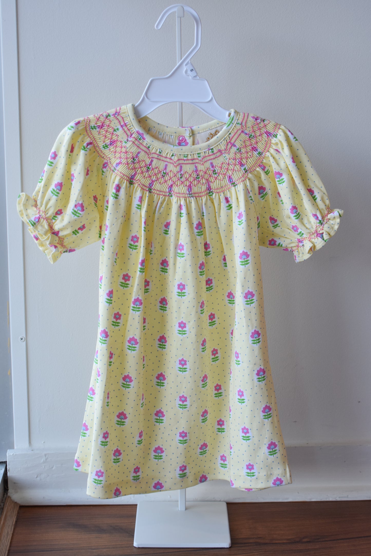 Sandy Smocked Pima Dress-Fairway Floral