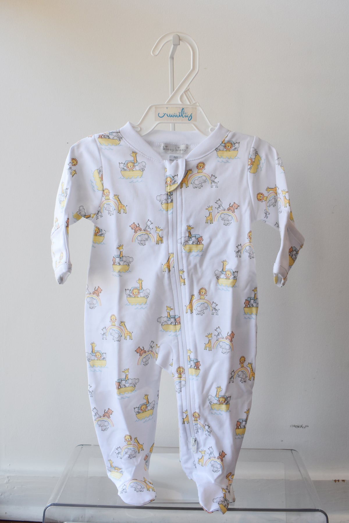 Noah's Journey Zipper Footie