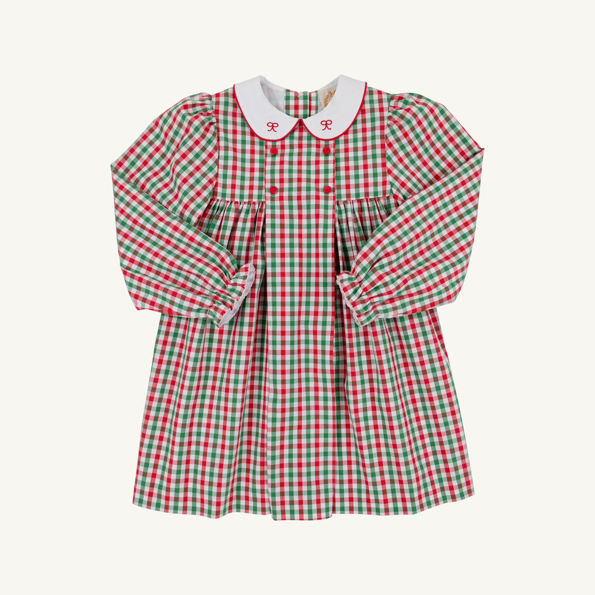 Della Marie Dress-Red/Green Gingham