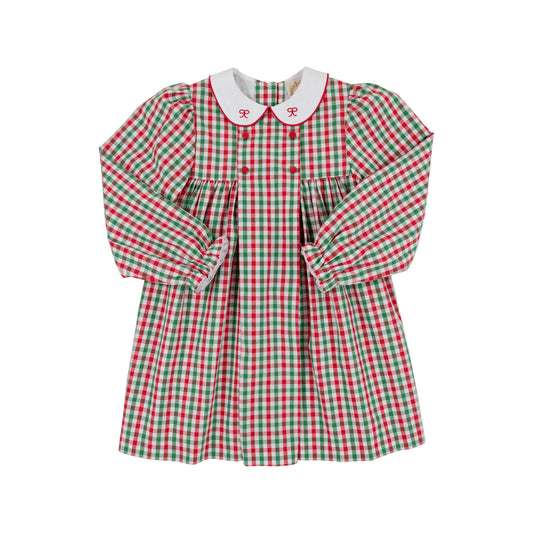 Della Marie Dress-Red/Green Gingham