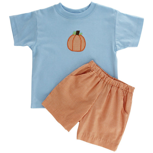 Pumpkin Patch Boy Knit Short Set