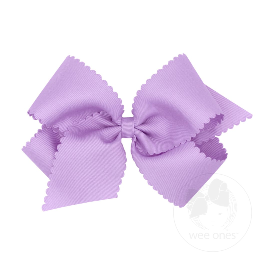 King Scallop Edge Classic Wrap Bow