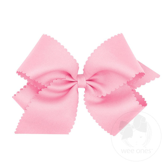 Medium Scallop Edge Classic Wrap Bow