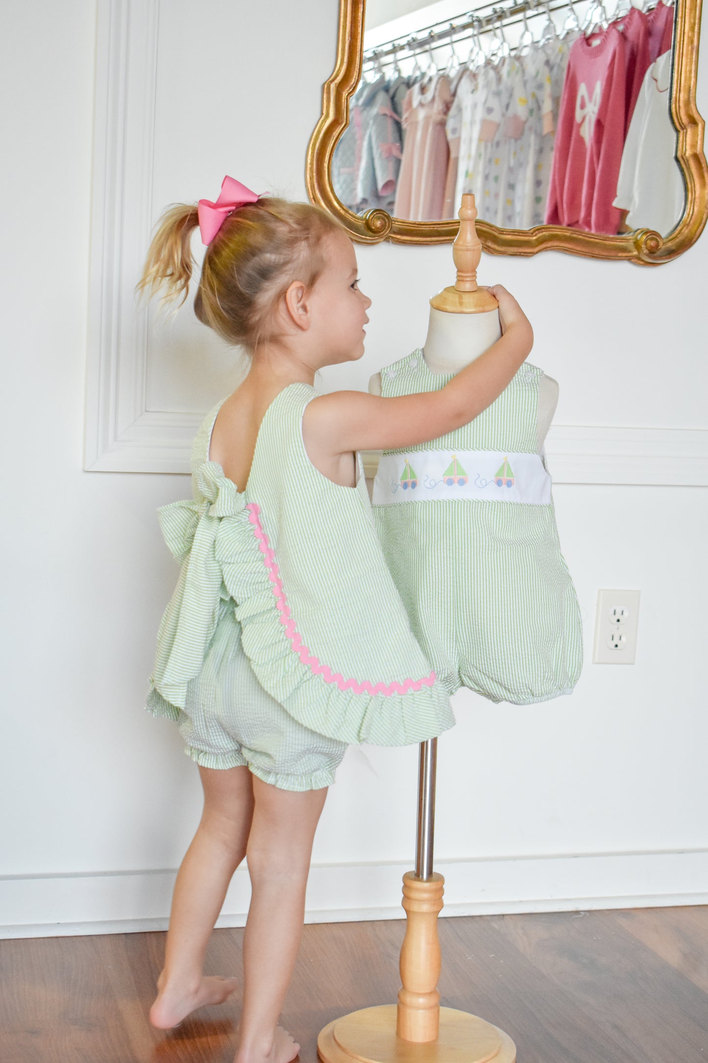Portside Playtime-Angel Tie Bloomer Set