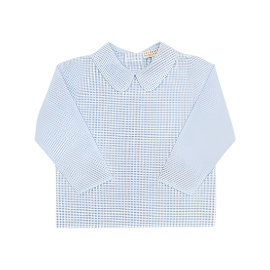 Peter Pan Collared Shirt-Barrington Mini Windowpane