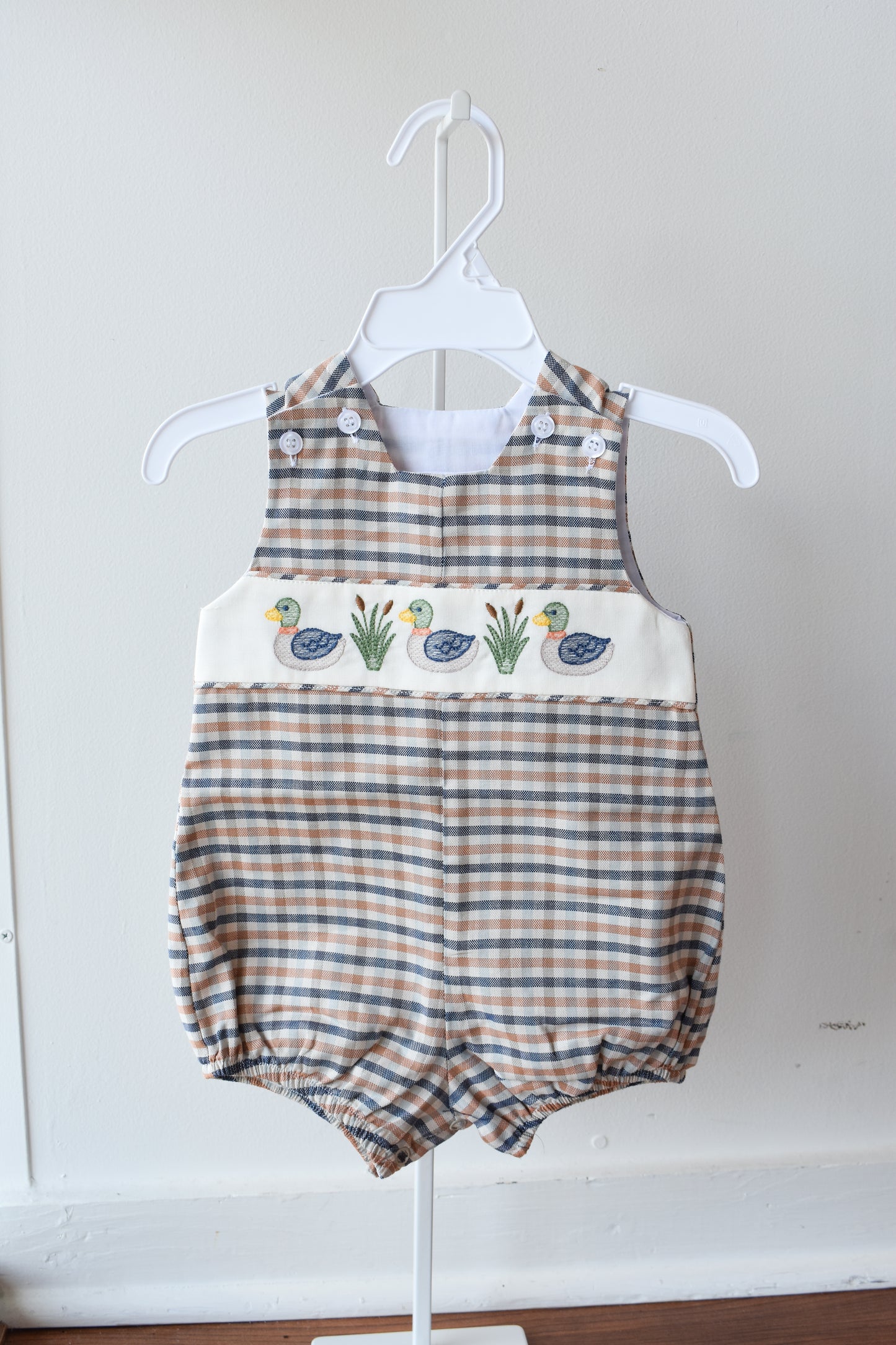 Marshside Mallards Woodland Plaid Bubble