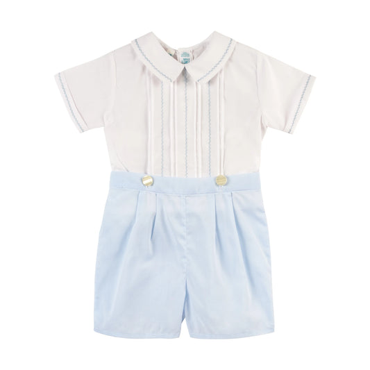 Boy’s Feather Stitched Bobby Suit