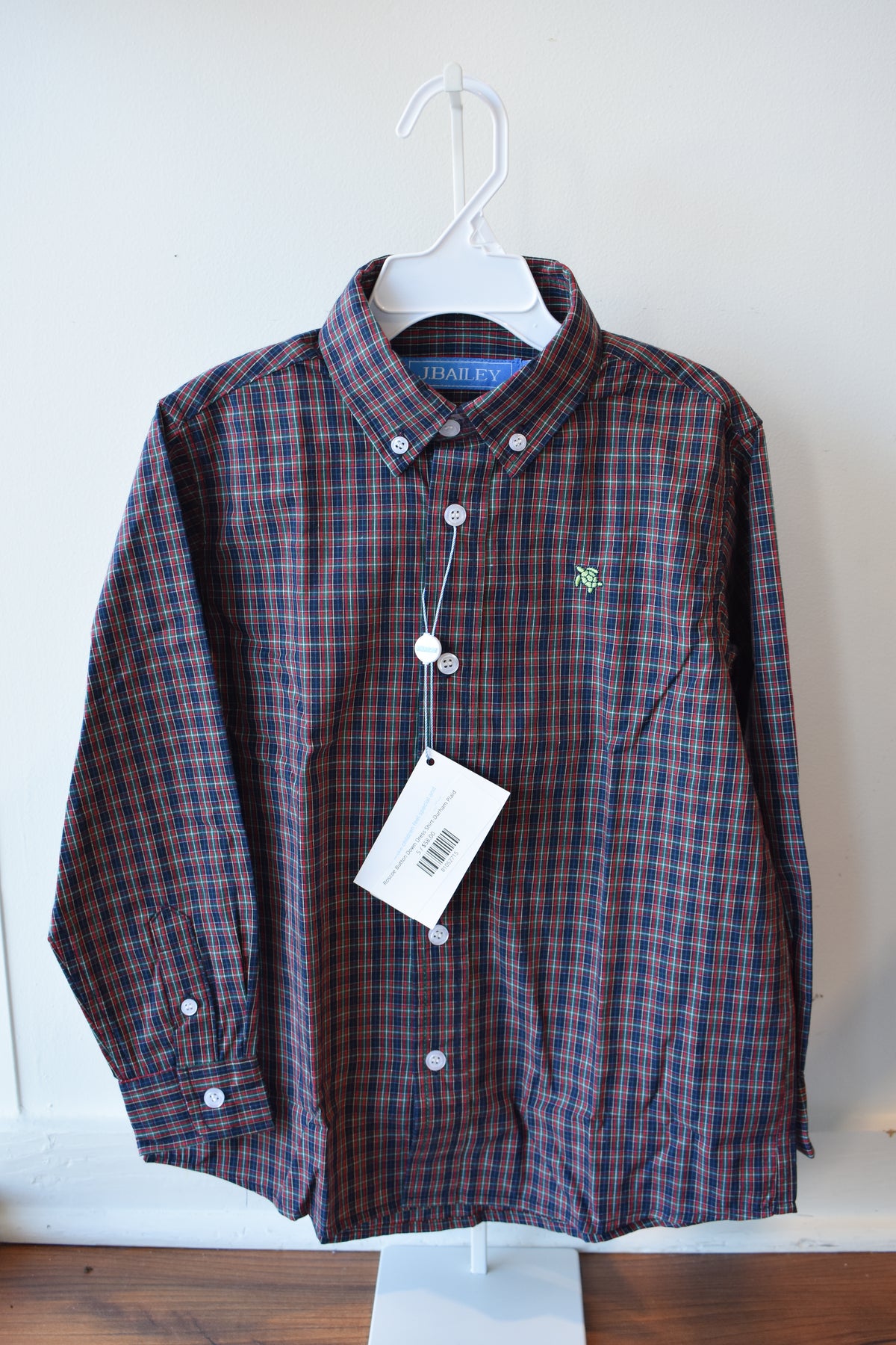 Roscoe Button Down Dress Shirt-Durham Plaid