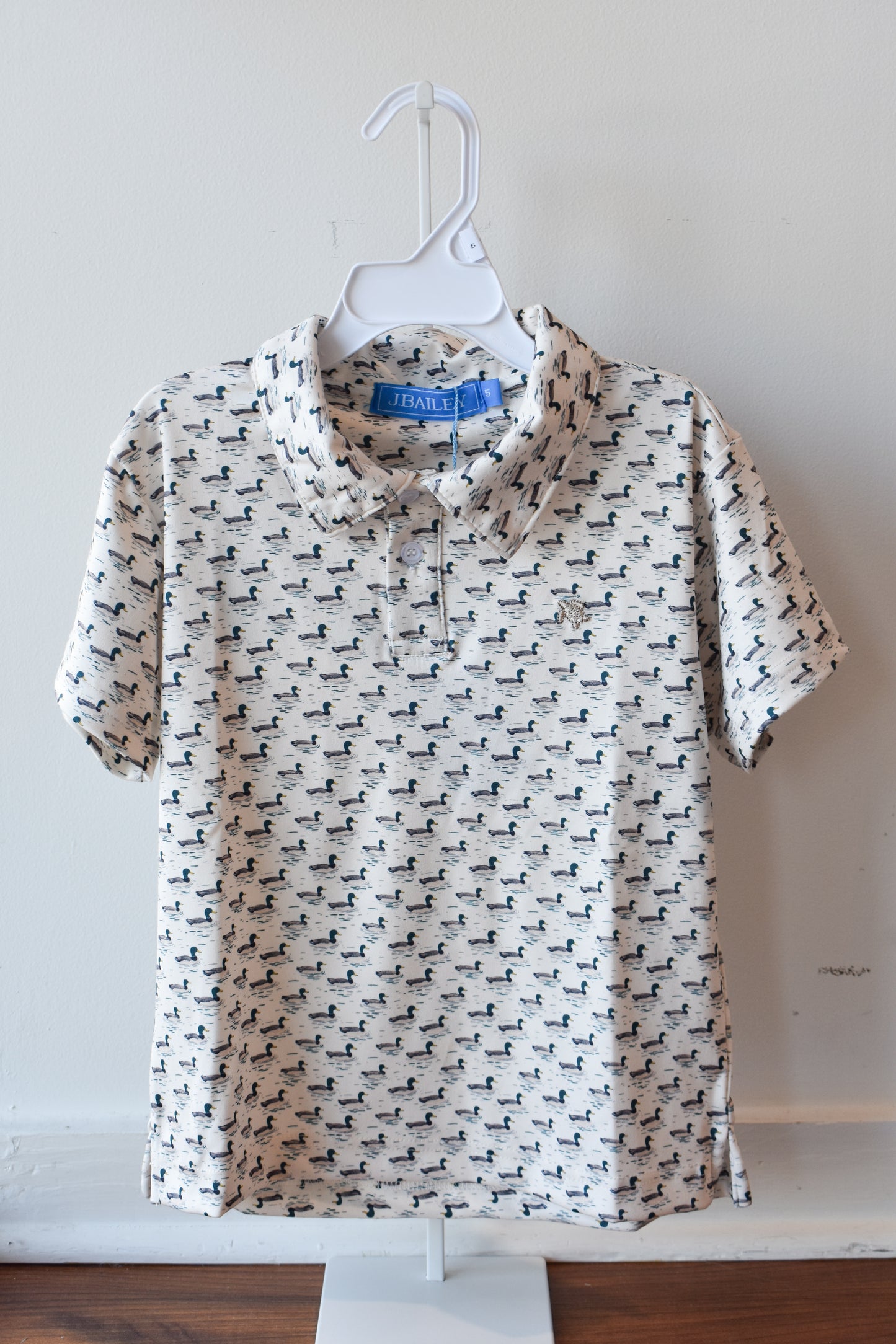 Short Sleeve Performance Polo-Mallard Print