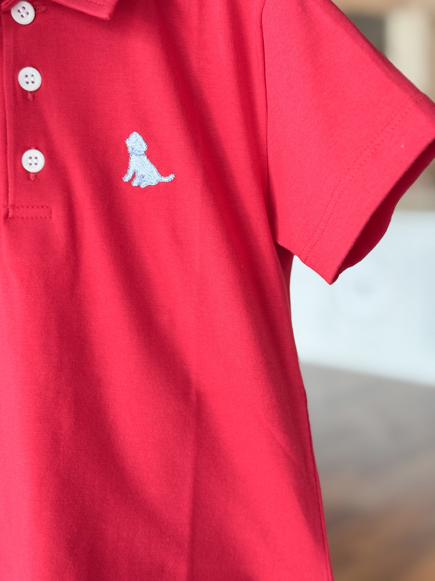 “Plaid” To Be An American! Polo Short Set