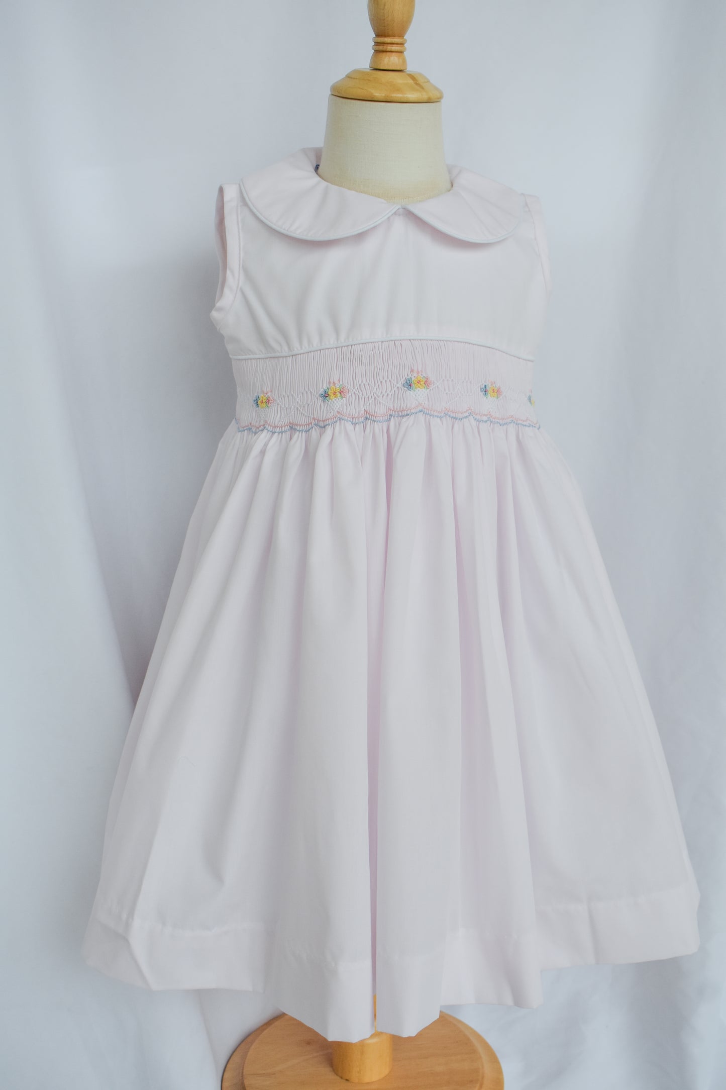 Blush Bouquets Bow Back Dress