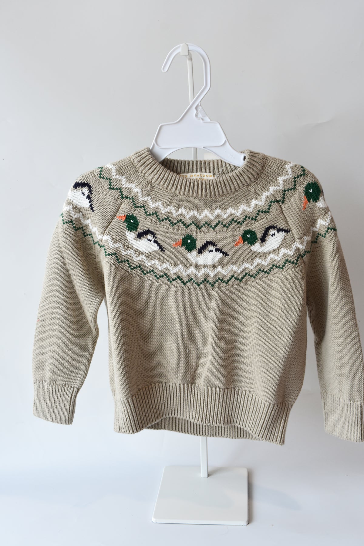 Isaac’s Sweater Fairisle-Keeneland Ducks