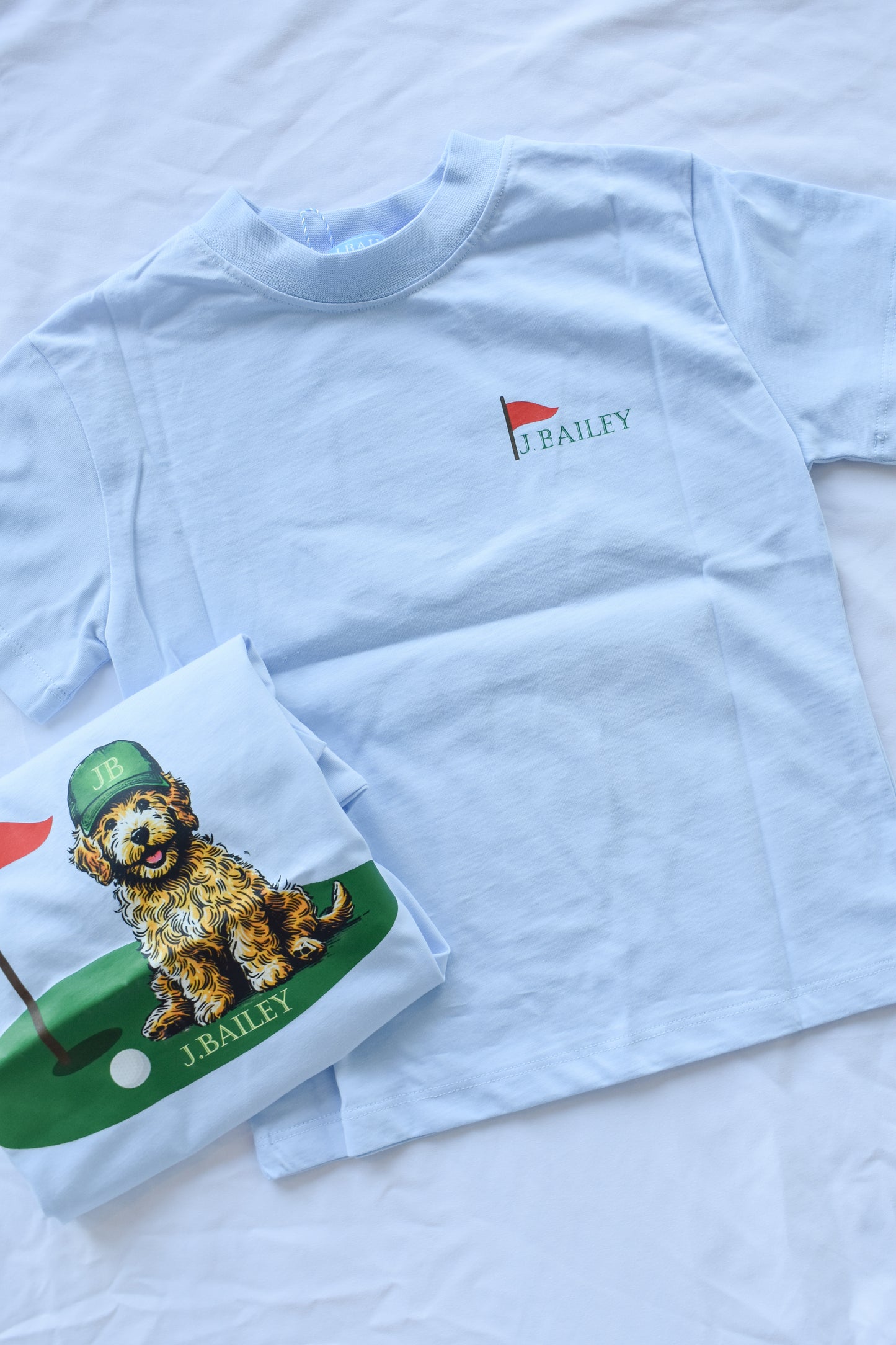 Short Sleeve Logo Tee-Augusta Dog on Bayberry