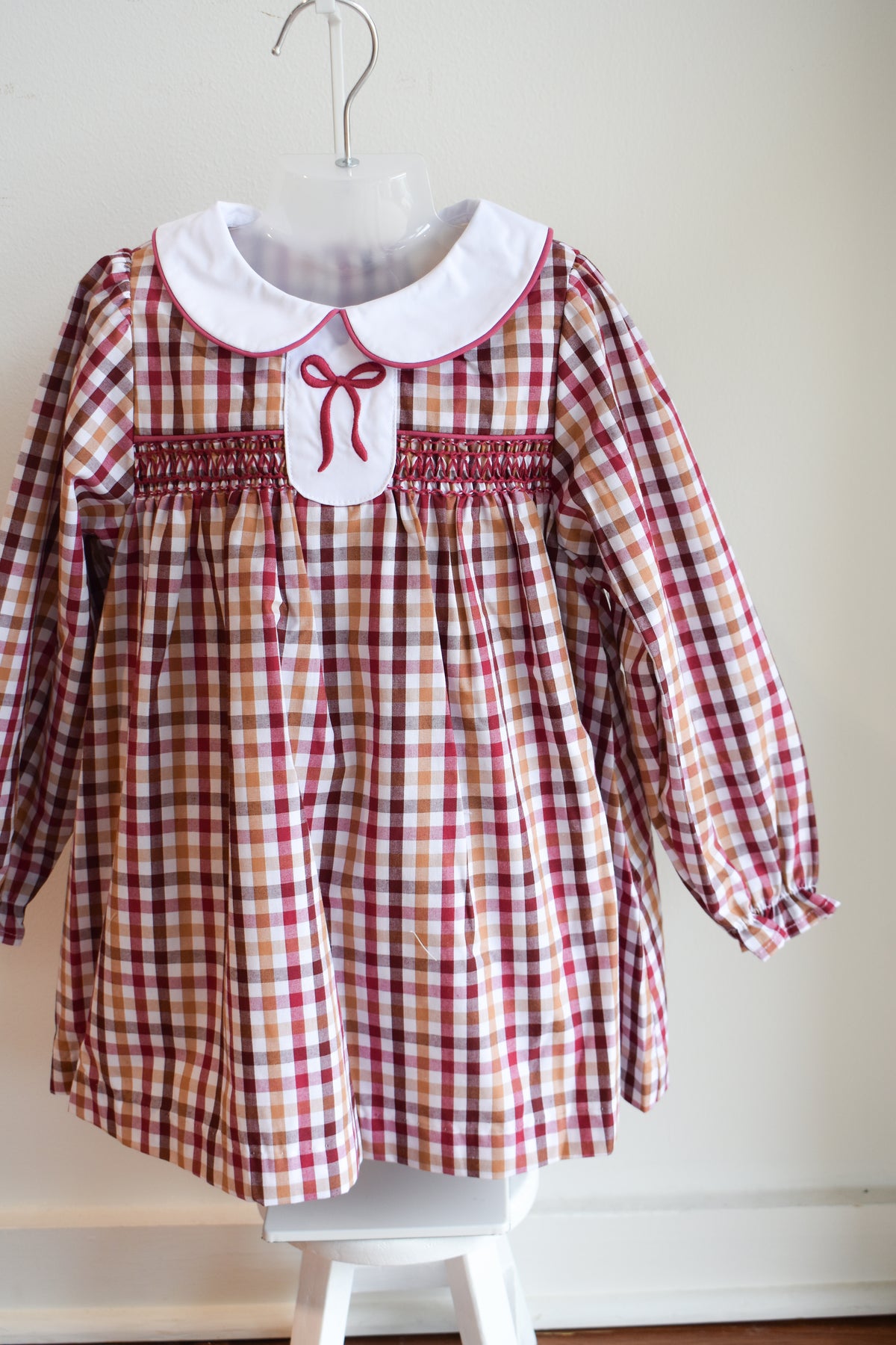 Long Sleeve Mary Dal Dress-Easton Pond Plaid