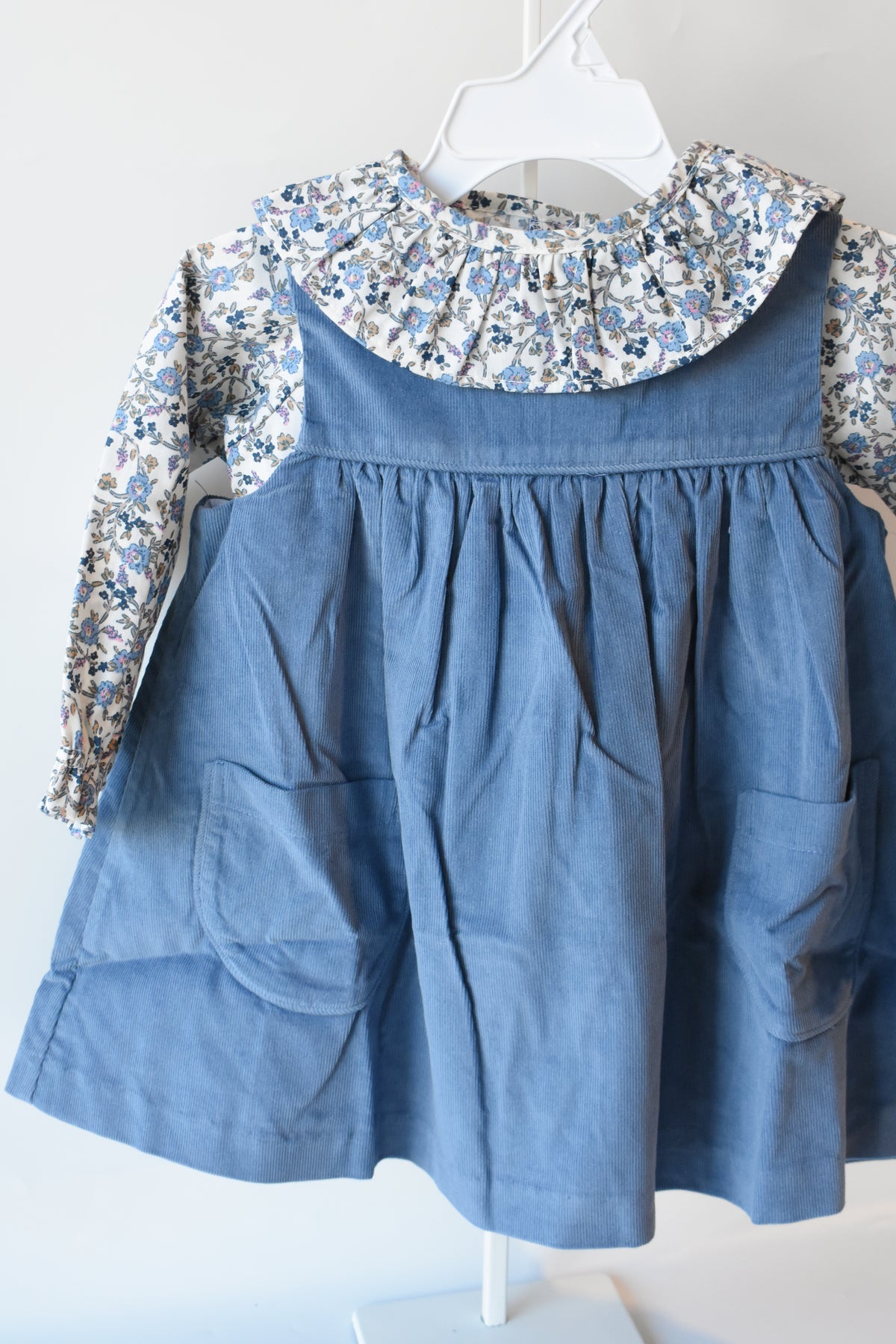 Stormy Blue Corduroy Madison Jumper