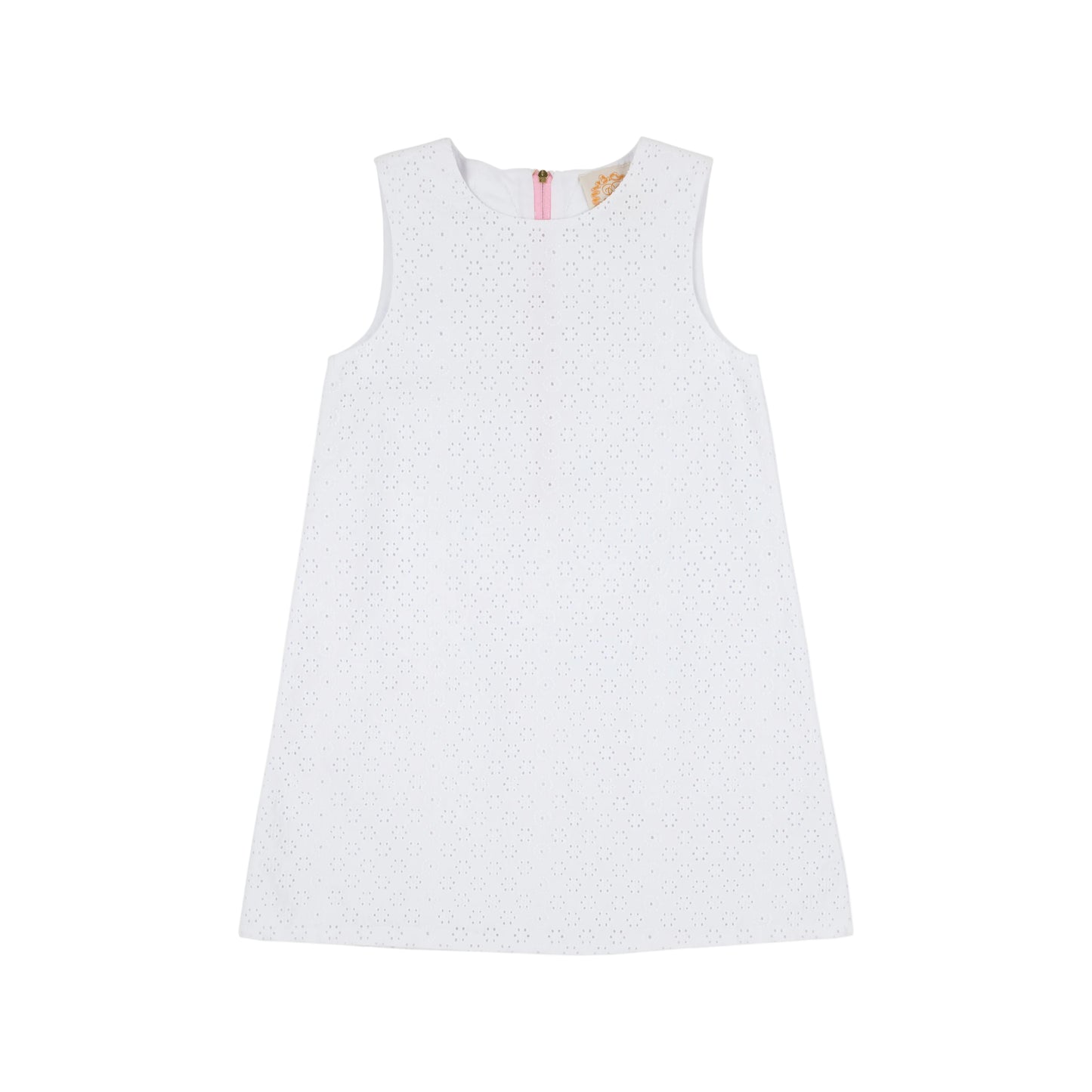 Bets Bow Dress-Worth Ave White Eyelet