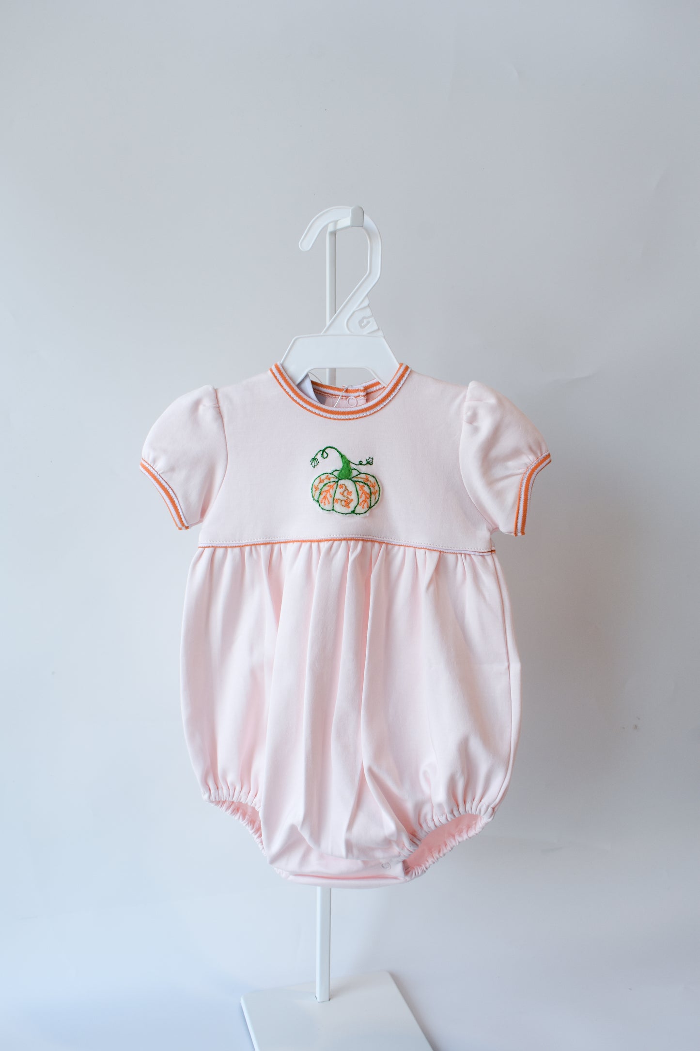 Pink Mini Pumpkin Puff Sleeve Bubble